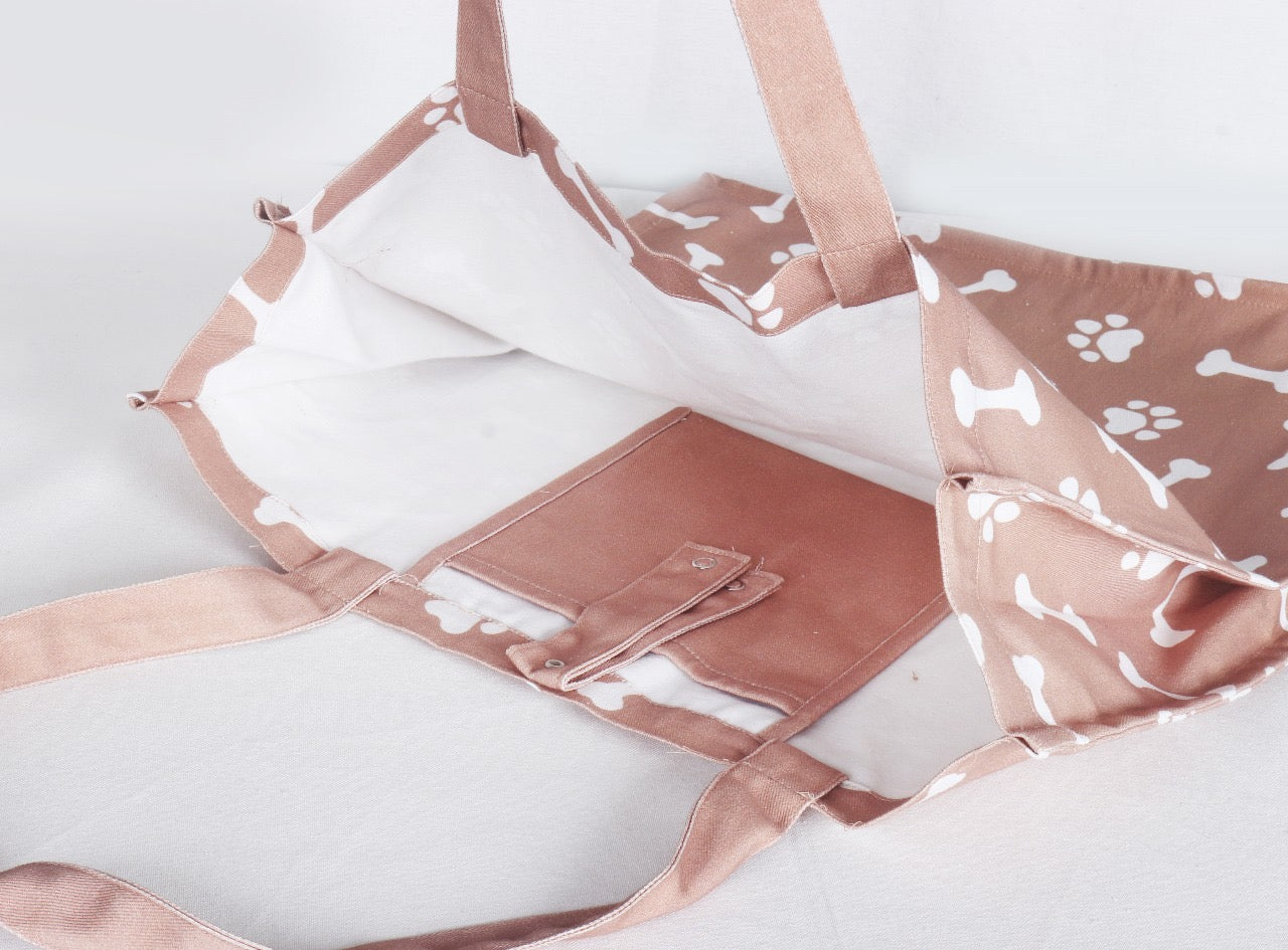 Tote Bag paws & bones